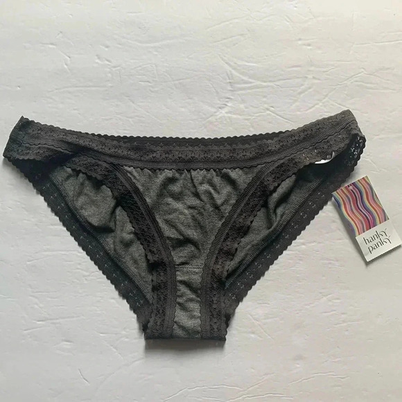 Hanky Panky Brazilian Bikini Panty Heather Gray NWT - Picture 1 of 6